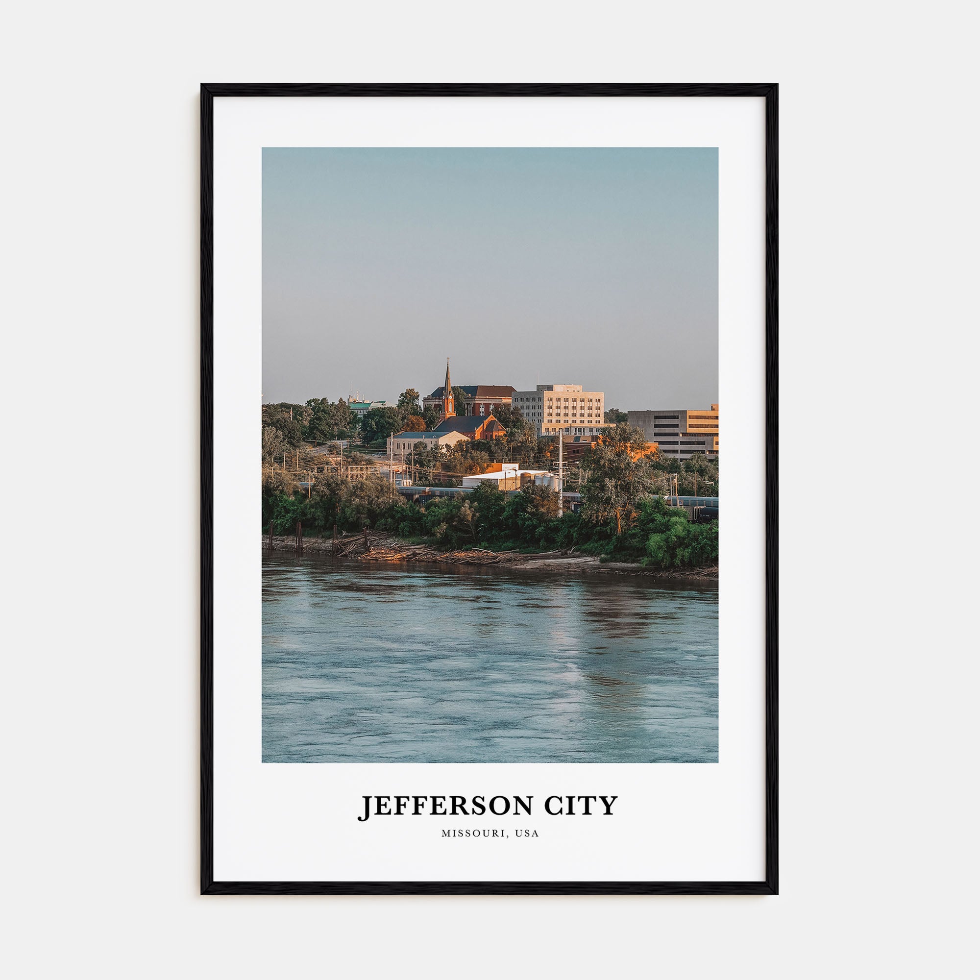 Jefferson City Portrait Color No 1 Poster