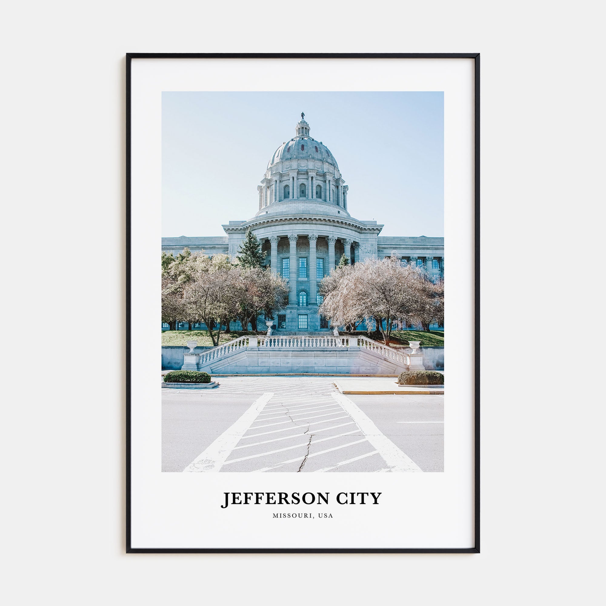 Jefferson City Portrait Color No 2 Poster