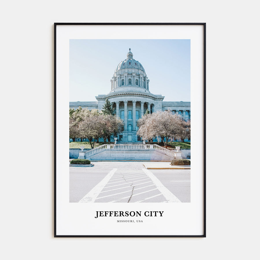 Jefferson City Portrait Color No 2 Poster