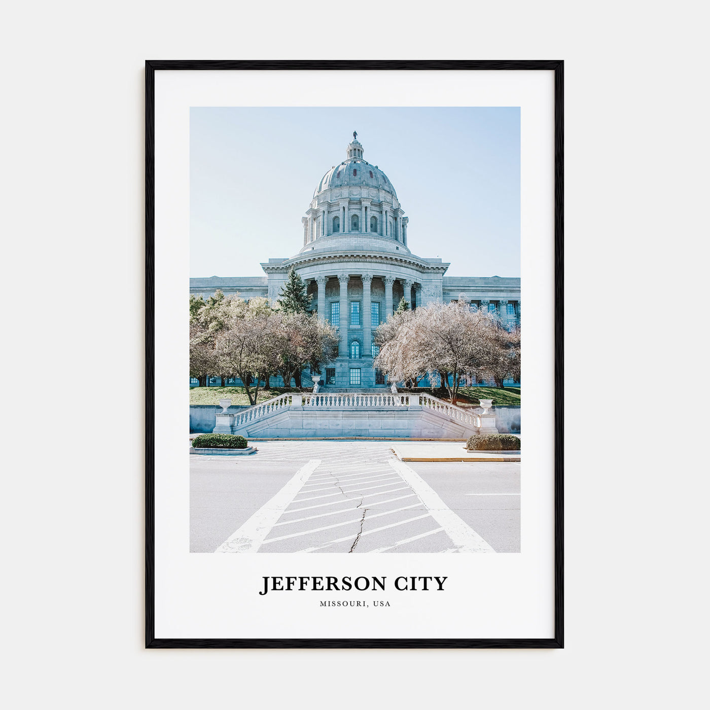 Jefferson City Portrait Color No 2 Poster