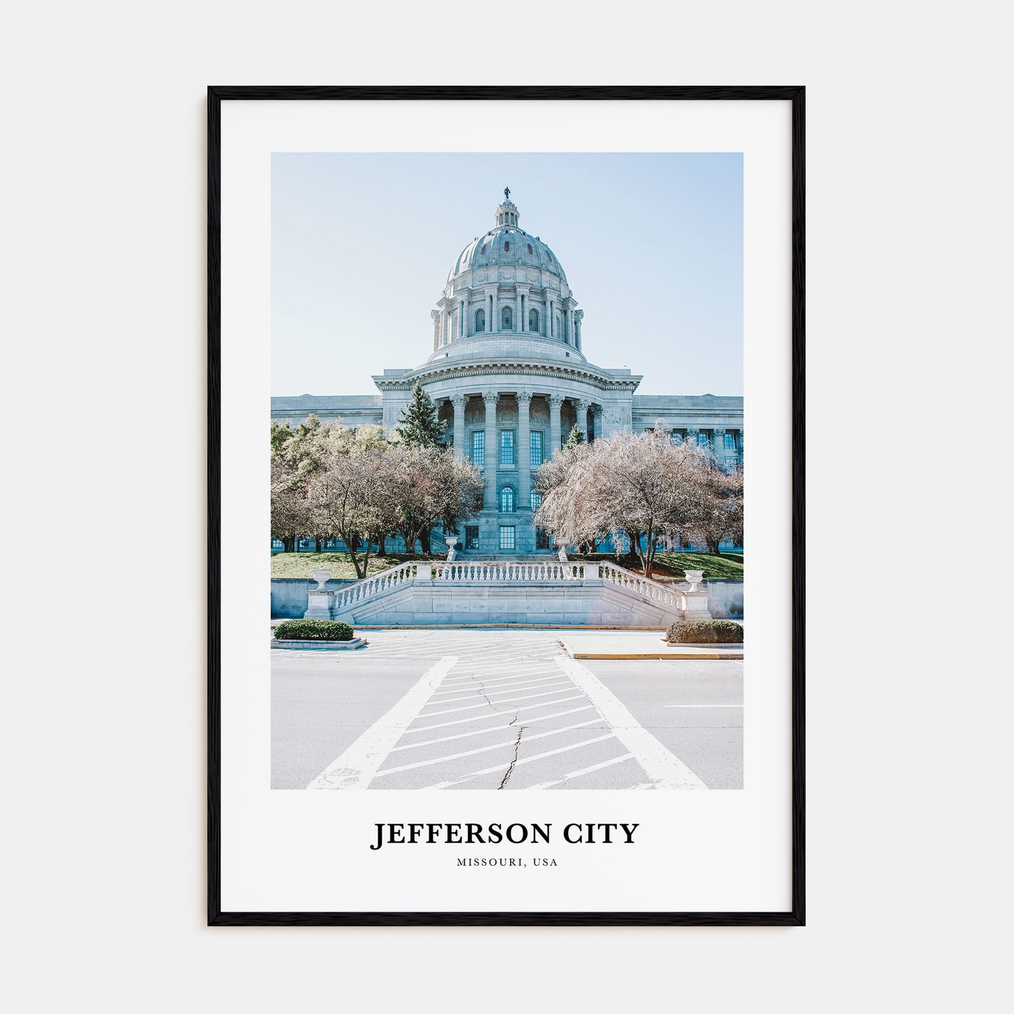 Jefferson City Portrait Color No 2 Poster