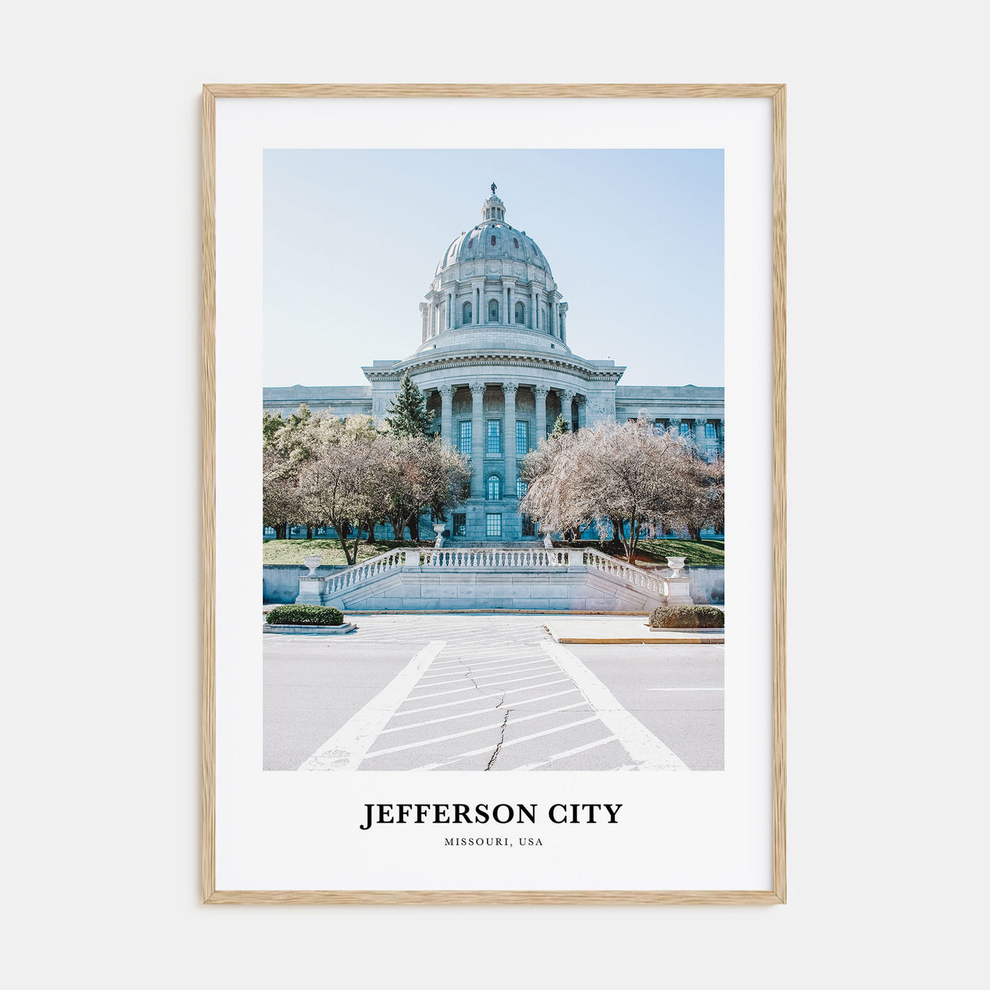 Jefferson City Portrait Color No 2 Poster