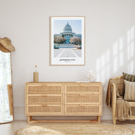 Jefferson City Portrait Color No 2 Poster