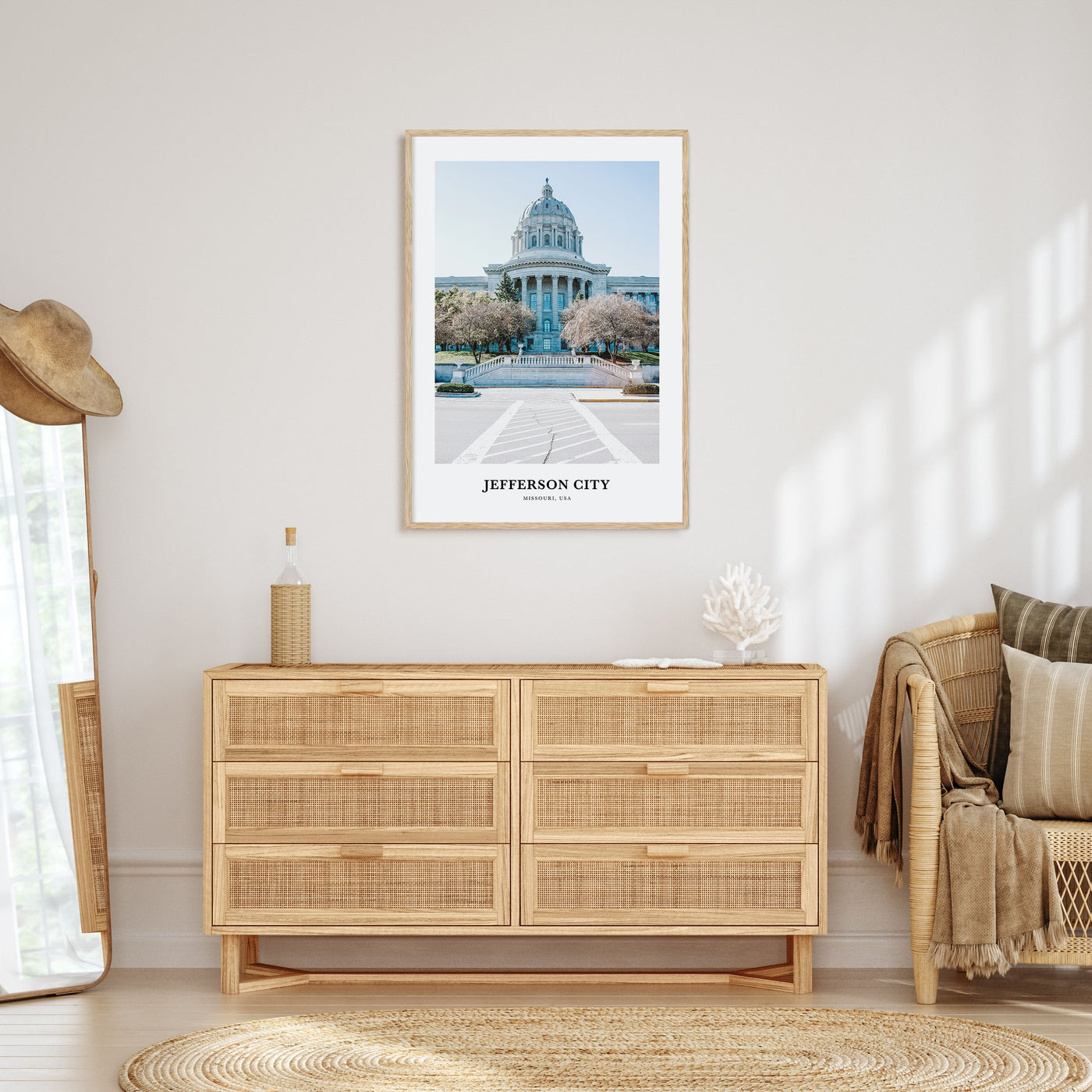 Jefferson City Portrait Color No 2 Poster
