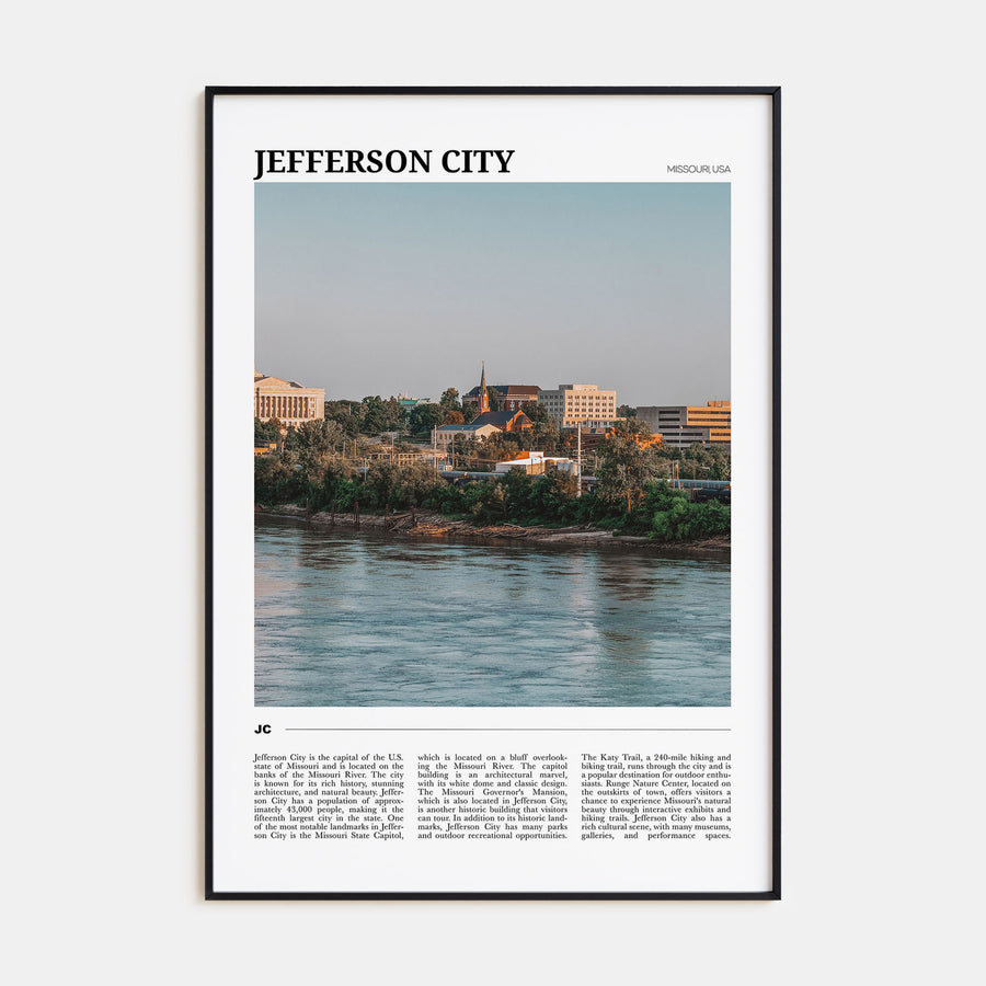 Jefferson City Travel Color No 1 Poster