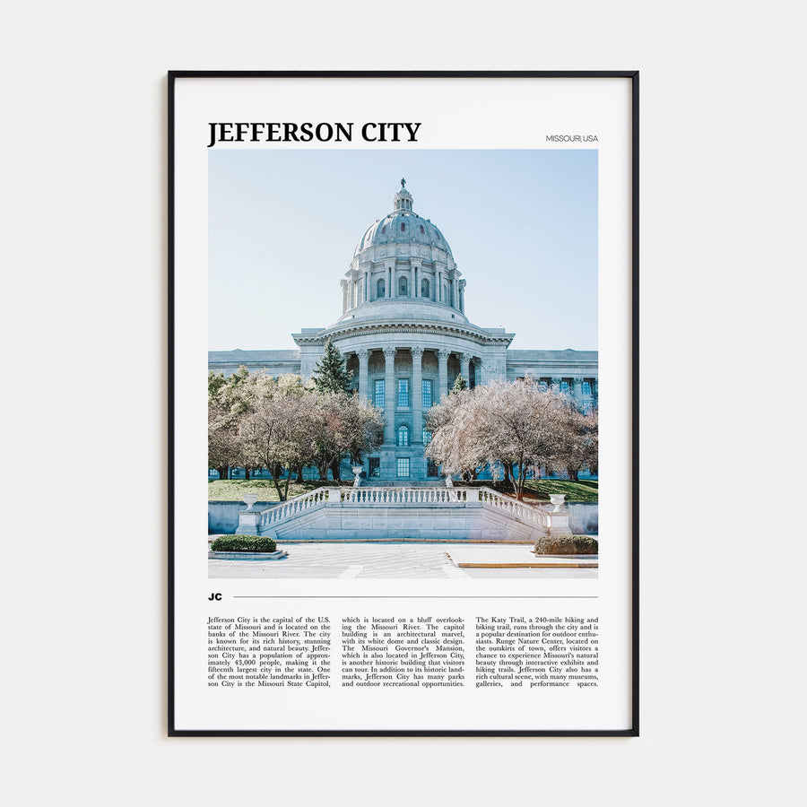 Jefferson City Travel Color No 2 Poster