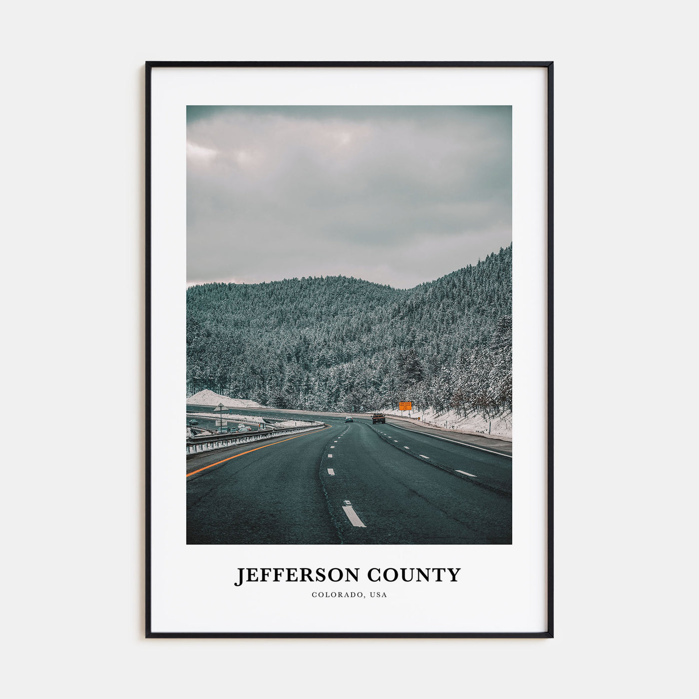 Jefferson County Portrait Color Poster