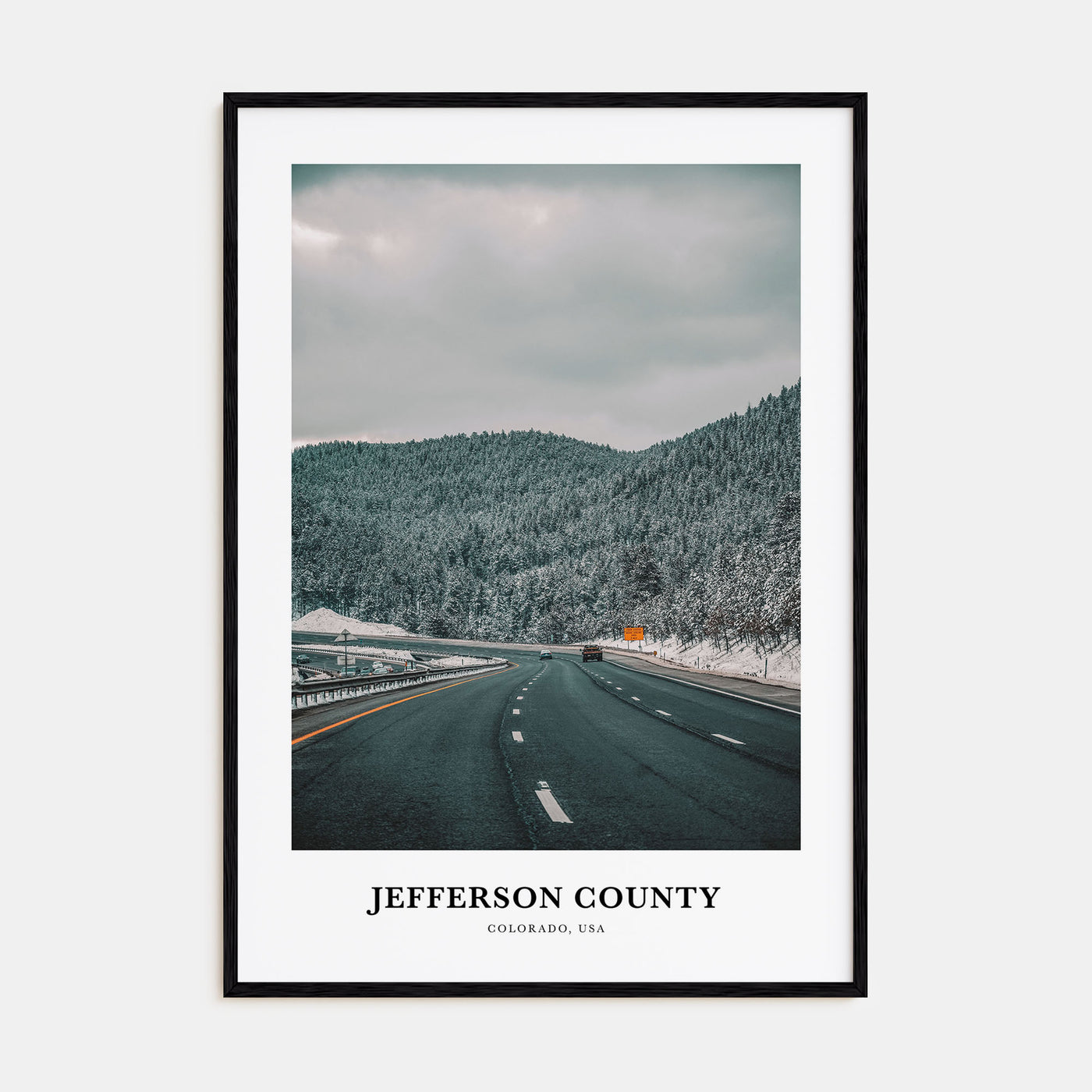 Jefferson County Portrait Color Poster