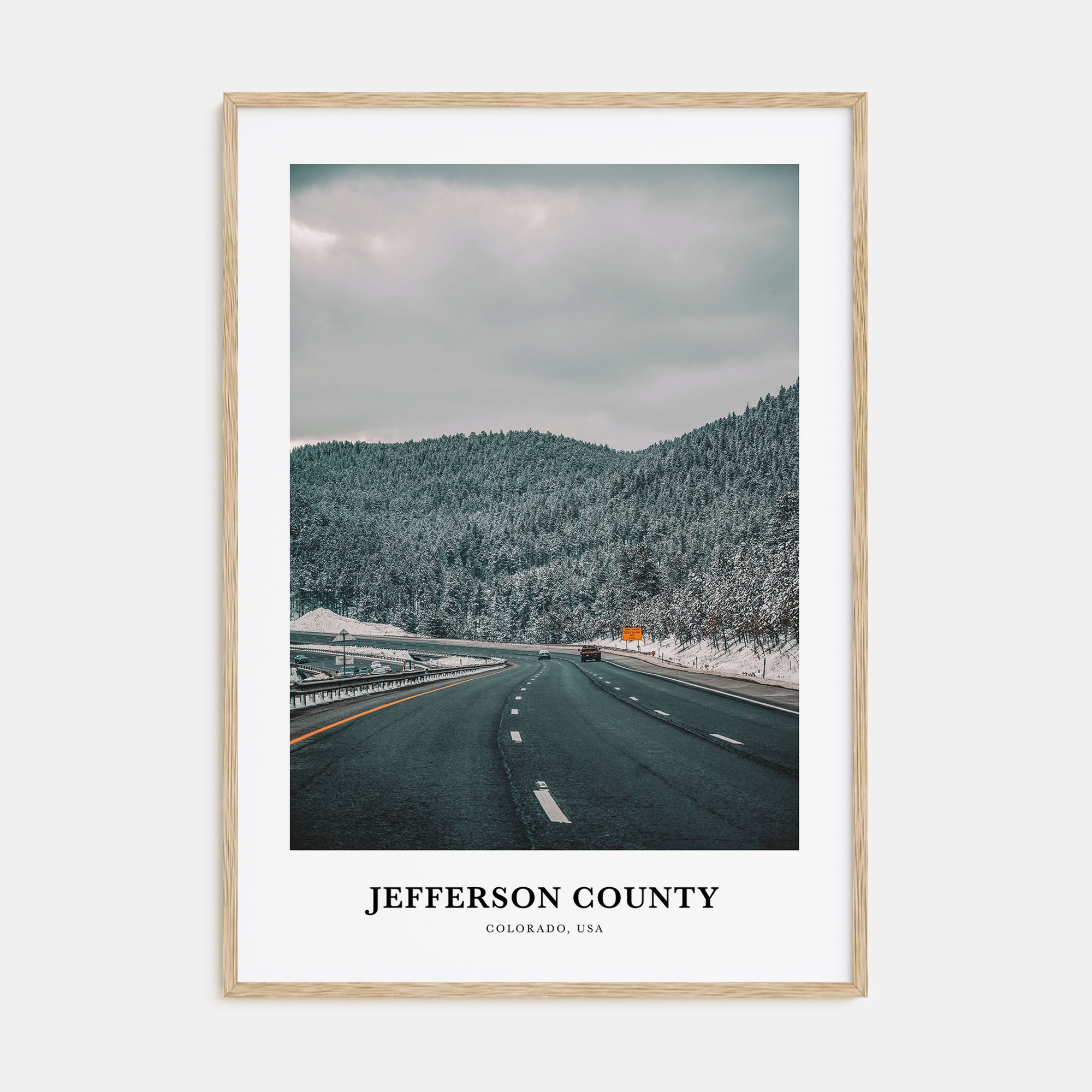 Jefferson County Portrait Color Poster
