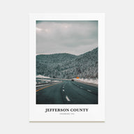 Jefferson County Portrait Color Poster