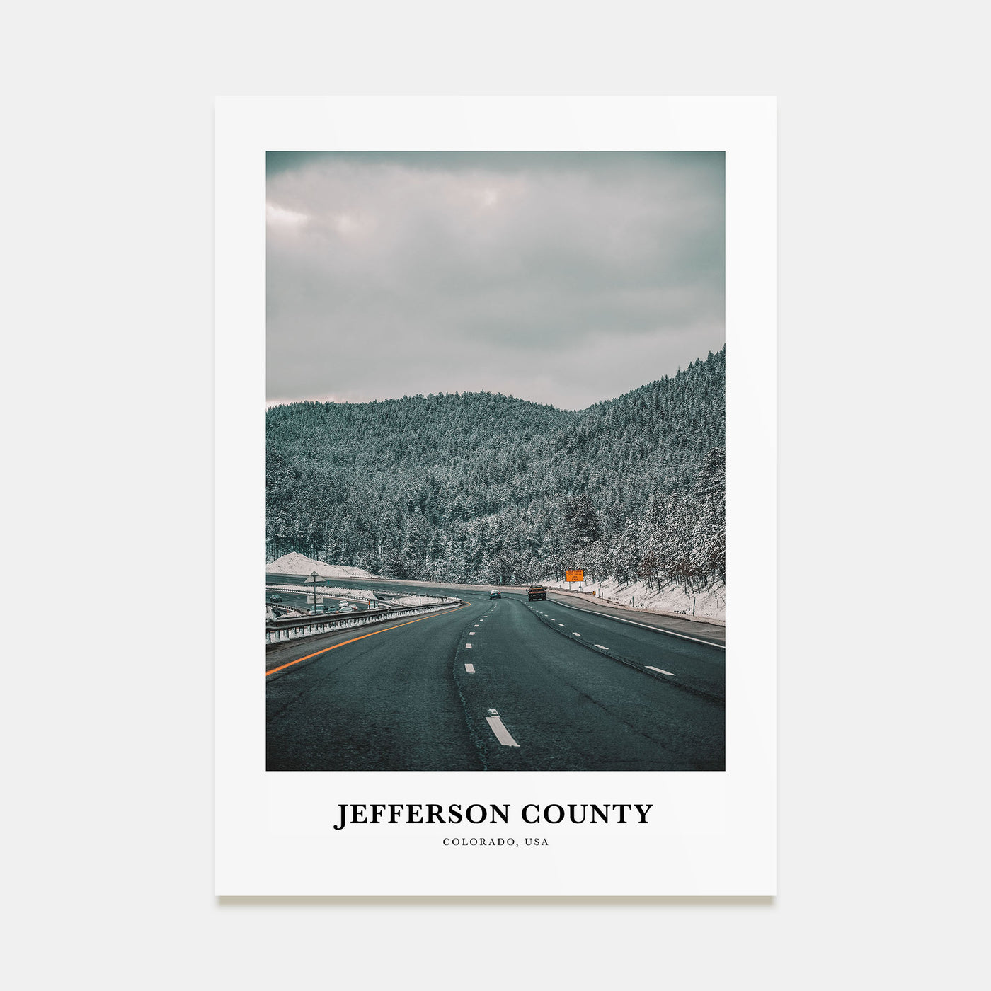 Jefferson County Portrait Color Poster