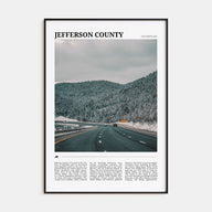 Jefferson County Travel Color Poster