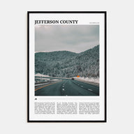 Jefferson County Travel Color Poster