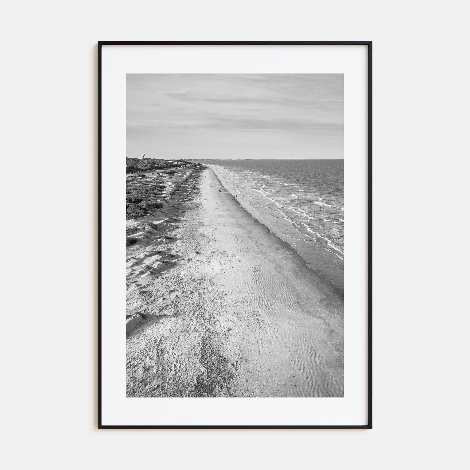 Jekyll Island Photo B&W Poster
