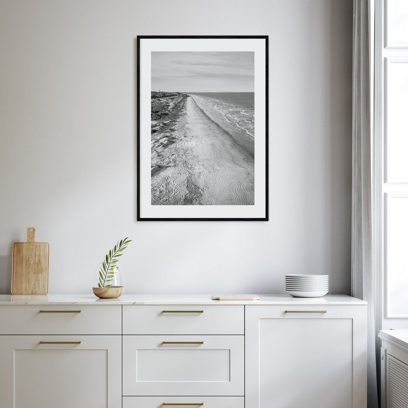 Jekyll Island Photo B&W Poster