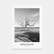 Jekyll Island Portrait B&W Poster