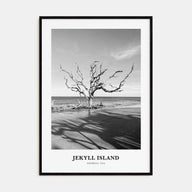 Jekyll Island Portrait B&W Poster