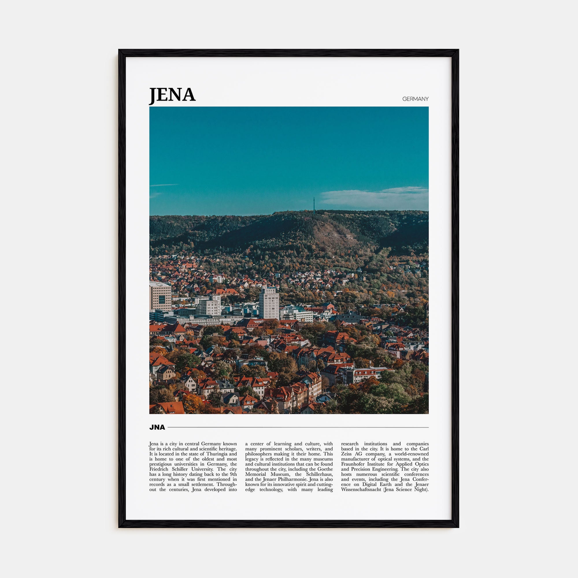 Jena Travel Color Poster