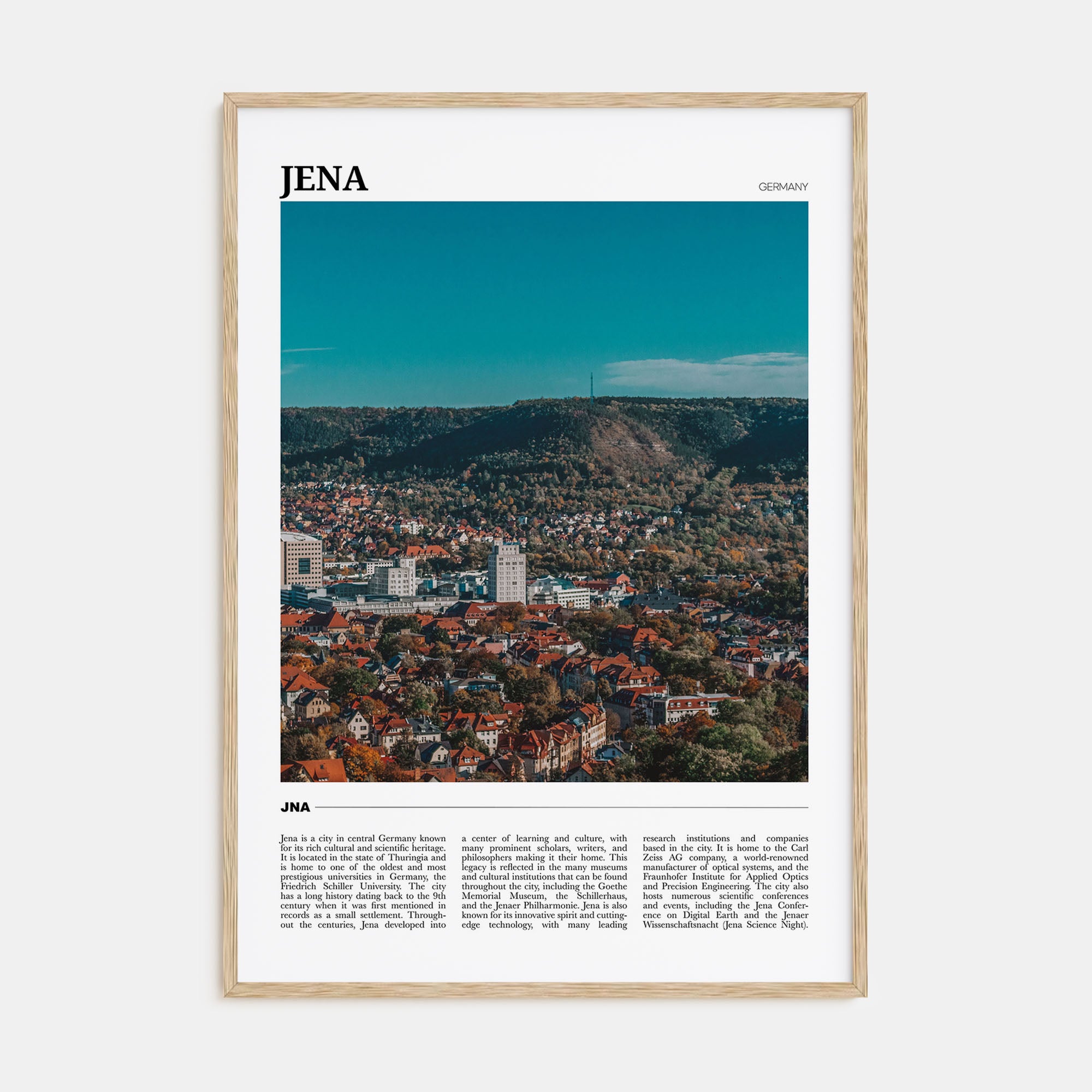 Jena Travel Color Poster