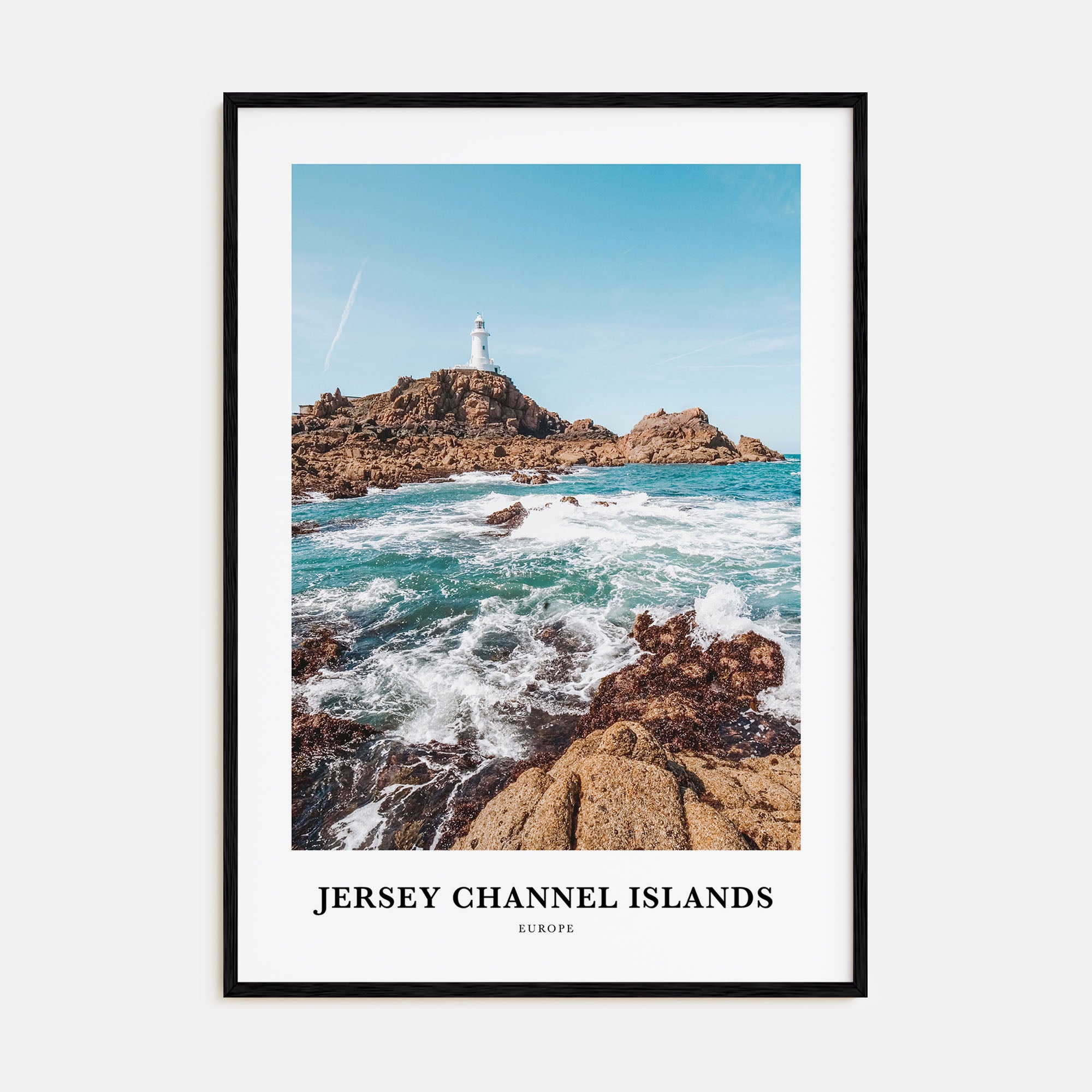 Jersey, Channel Islands Portrait Color No 1 Poster