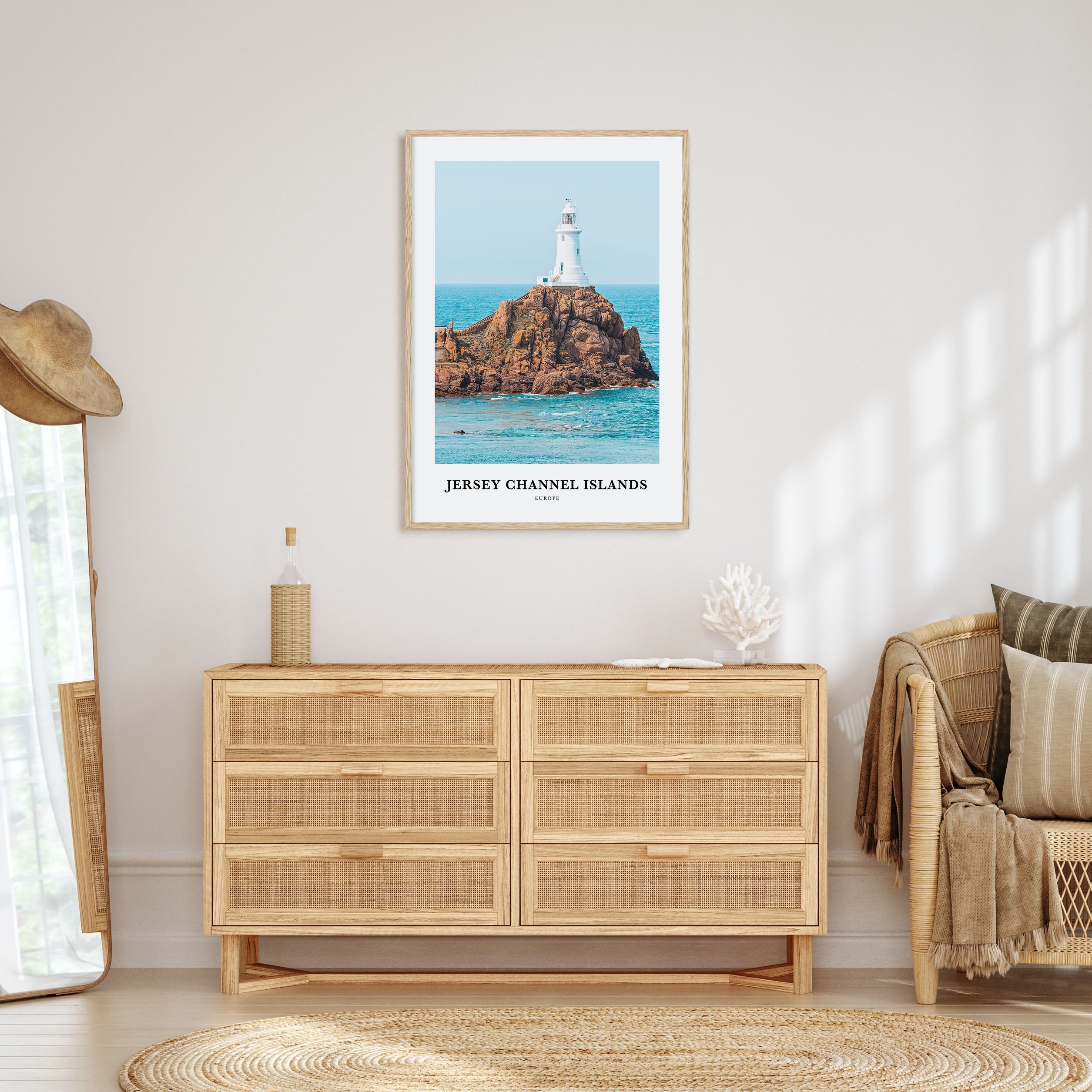 Jersey, Channel Islands Portrait Color No 2 Poster
