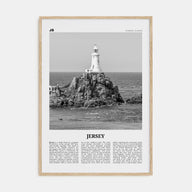 Jersey, Channel Islands Travel B&W No 1 Poster
