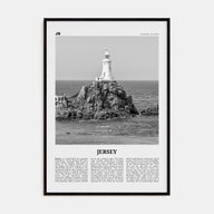 Jersey, Channel Islands Travel B&W No 1 Poster