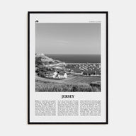 Jersey, Channel Islands Travel B&W No 2 Poster