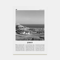 Jersey, Channel Islands Travel B&W No 2 Poster