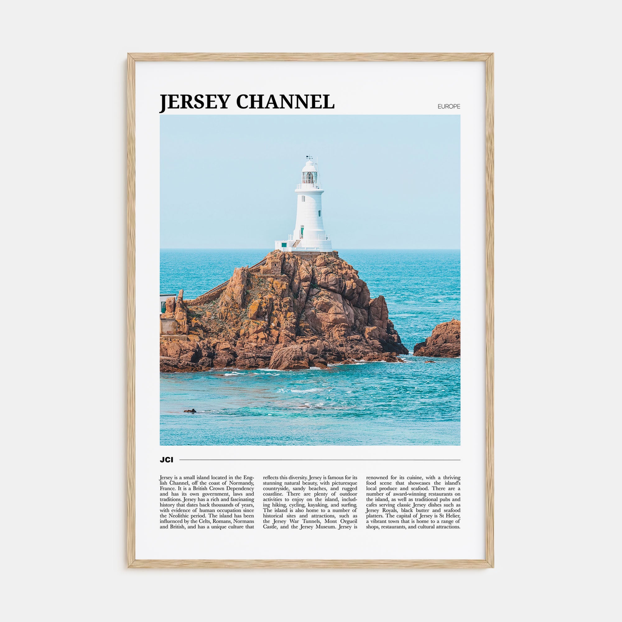 Jersey, Channel Islands Travel Color No 2 Poster