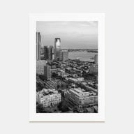 Jersey City Photo B&W Poster