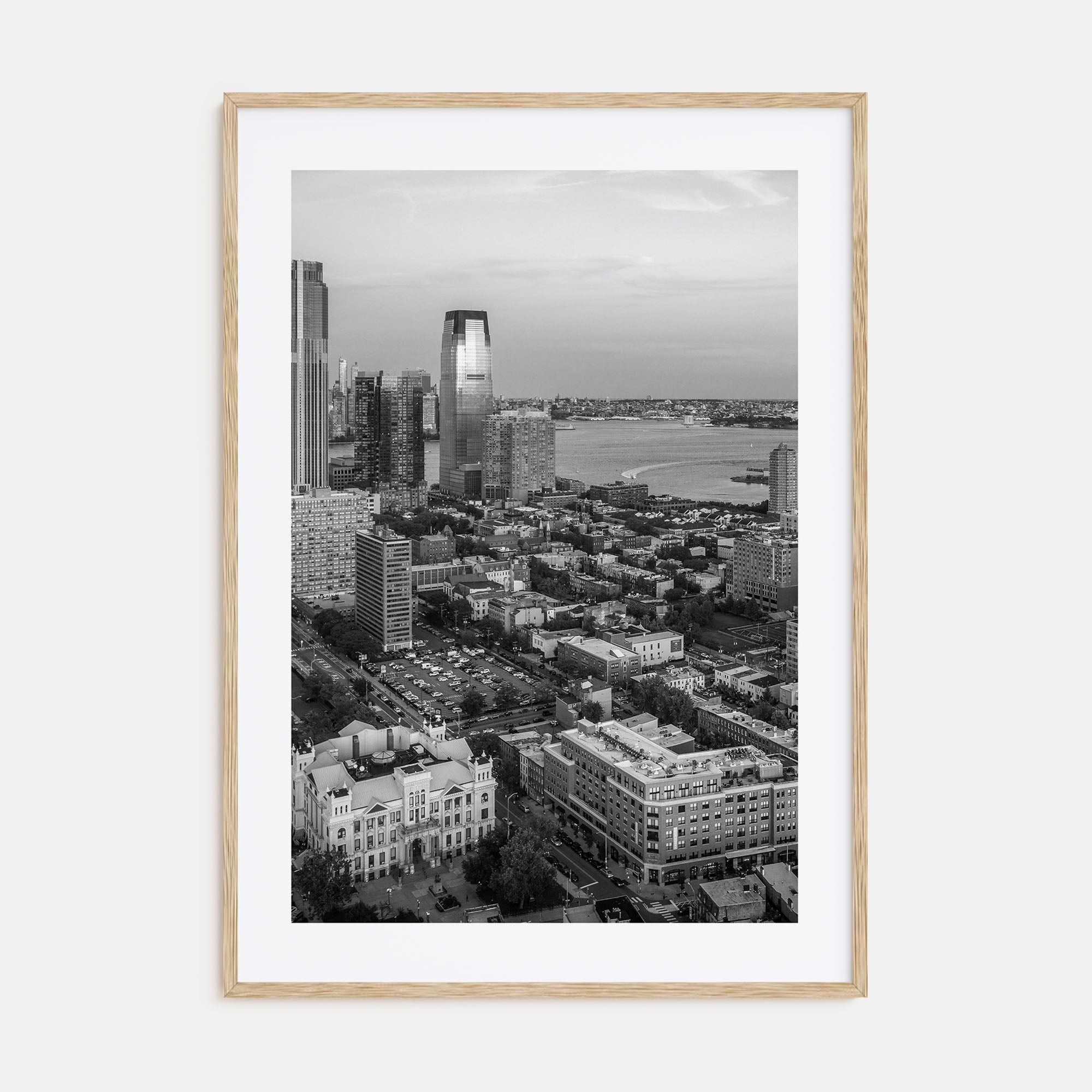 Jersey City Photo B&W Poster