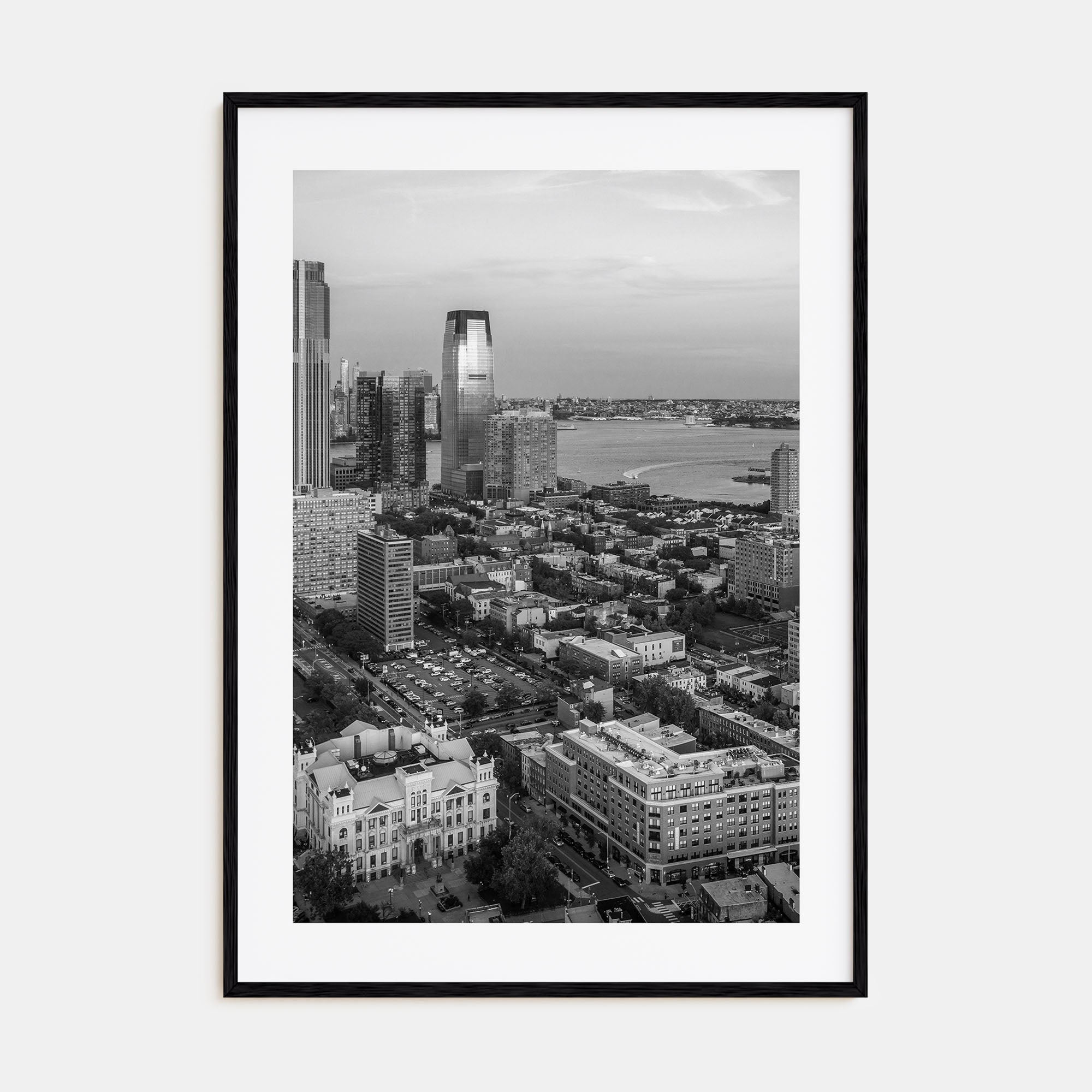 Jersey City Photo B&W Poster