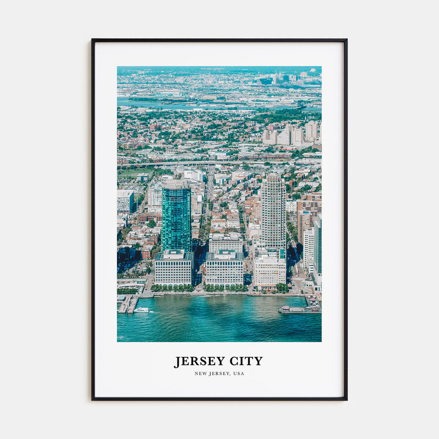 Jersey City Portrait Color Poster