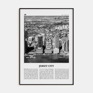 Jersey City Travel B&W No 1 Poster