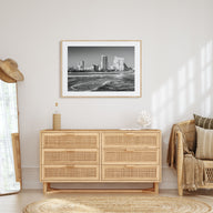 Jersey Shore Landscape B&W Poster