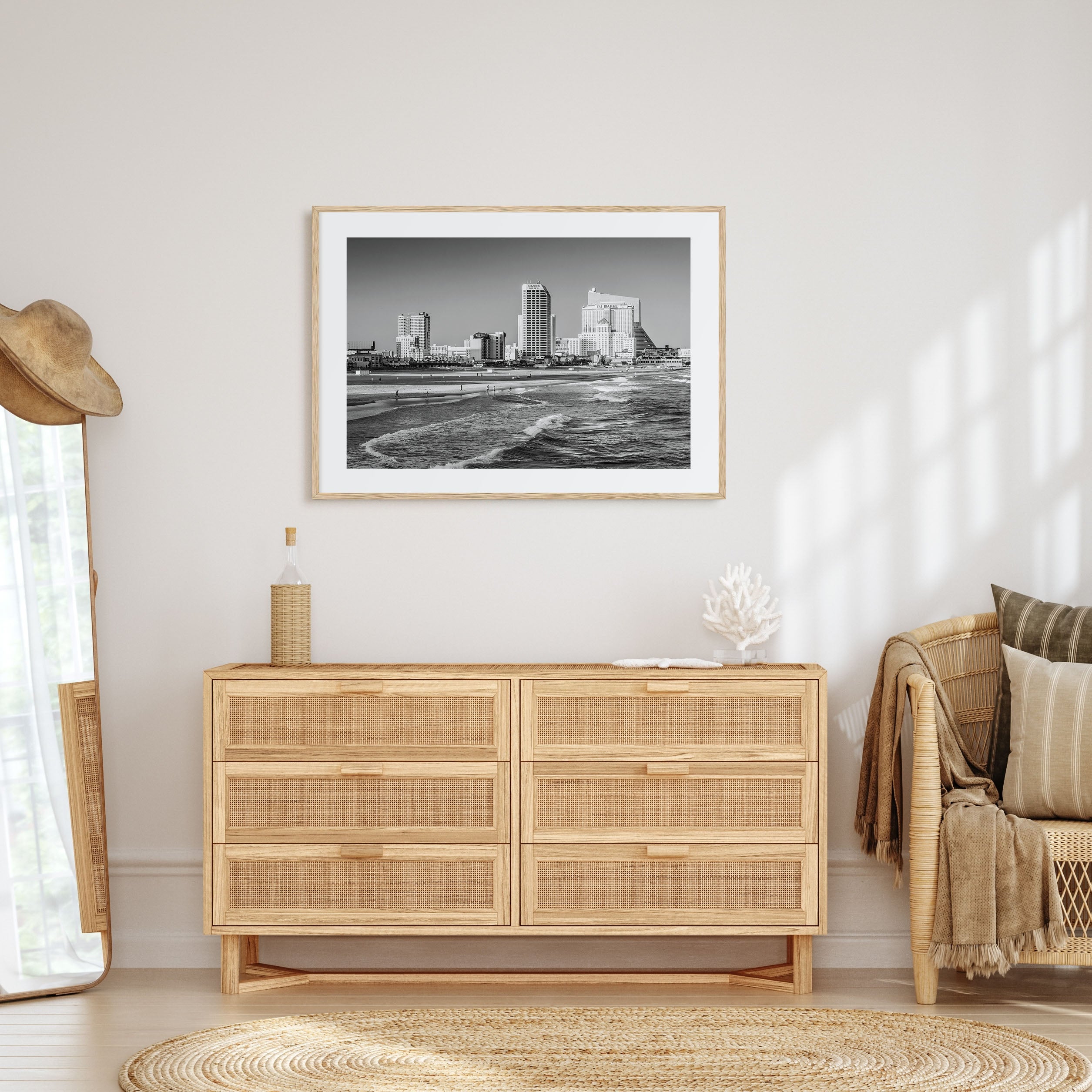 Jersey Shore Landscape B&W Poster