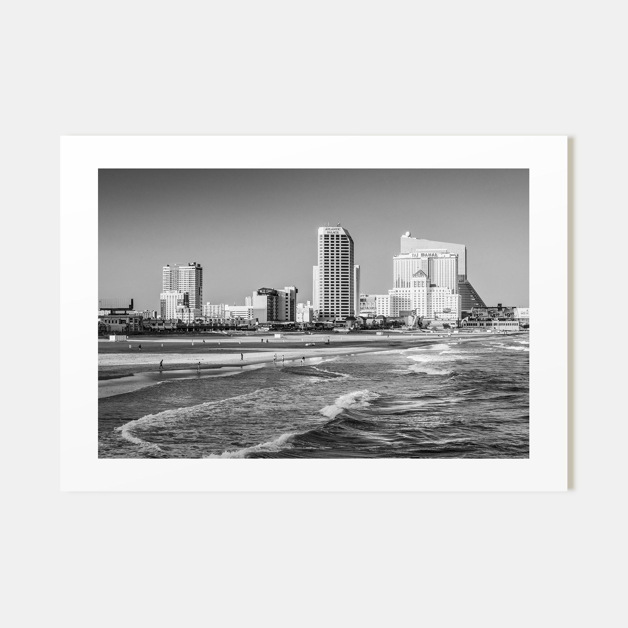 Jersey Shore Landscape B&W Poster