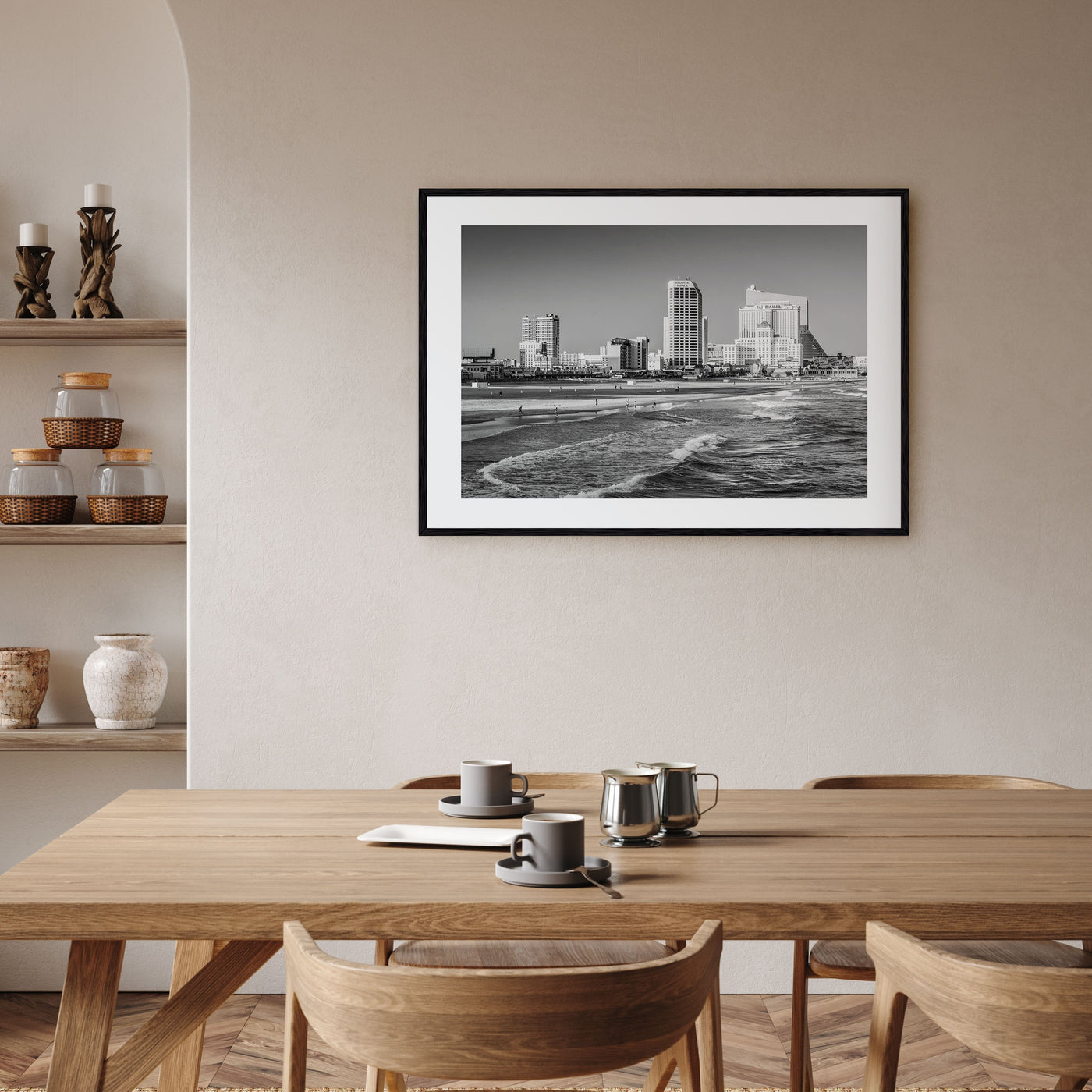 Jersey Shore Landscape B&W Poster