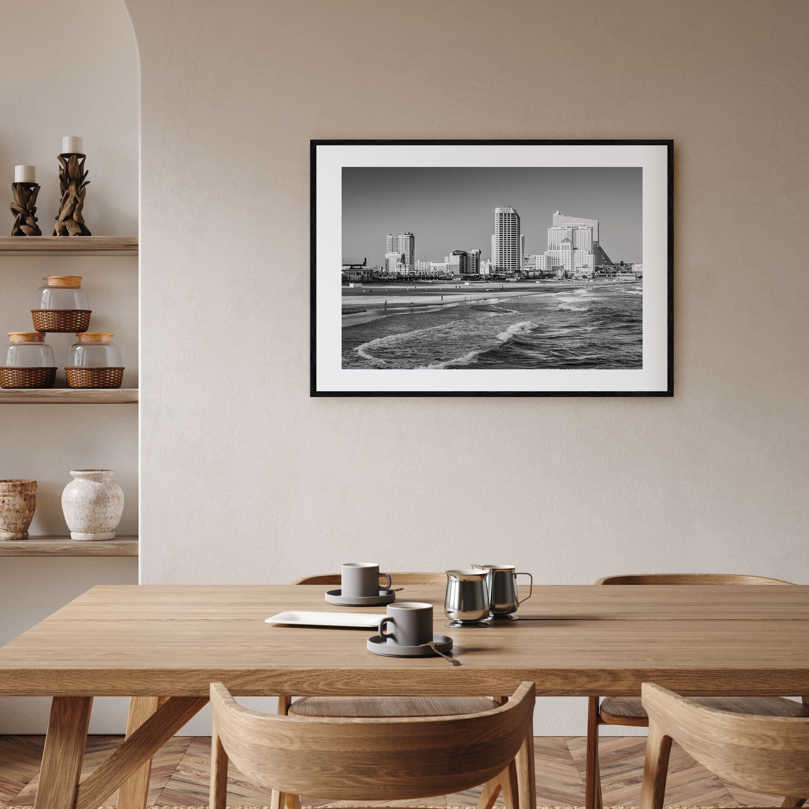 Jersey Shore Landscape B&W Poster