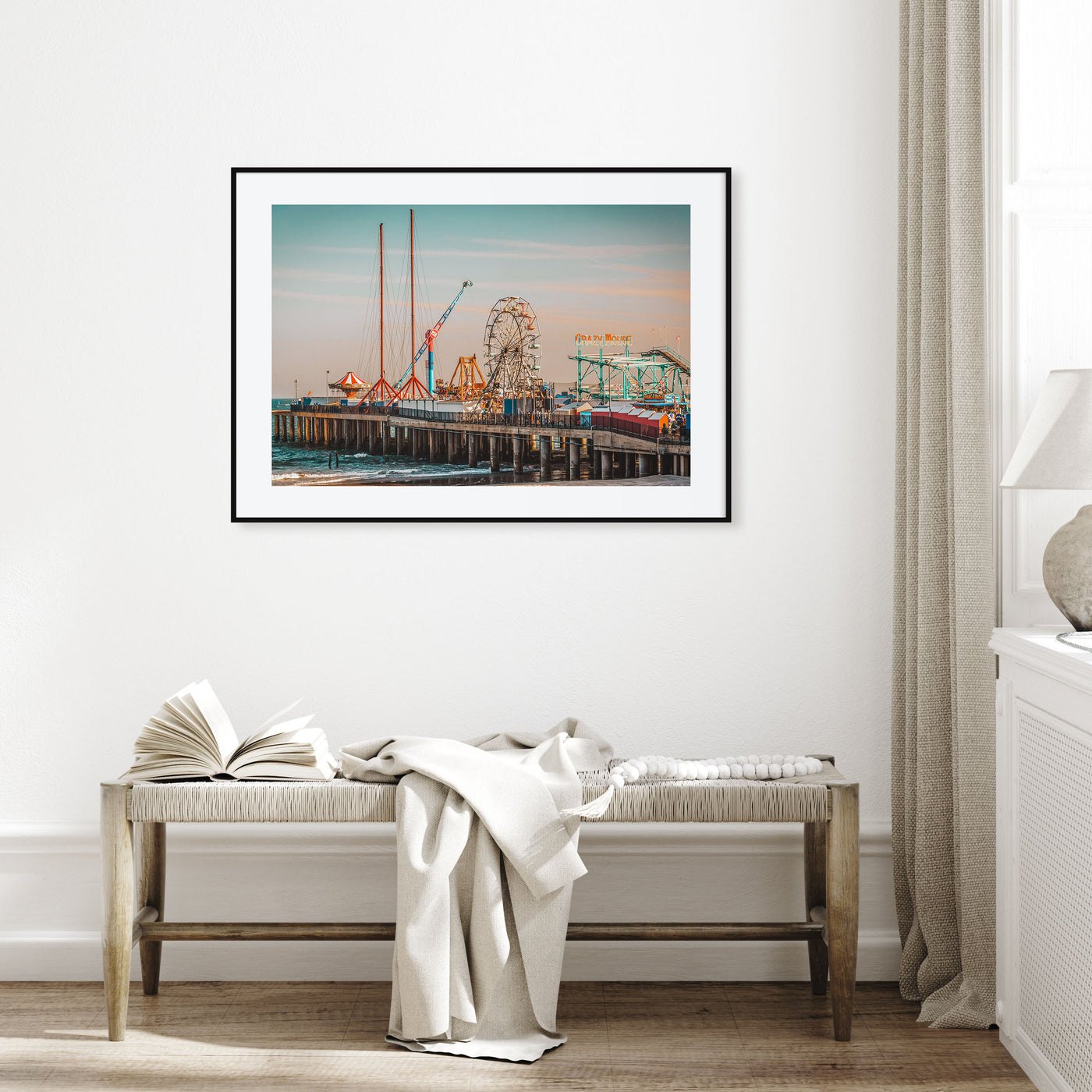 Jersey Shore Landscape Color Poster