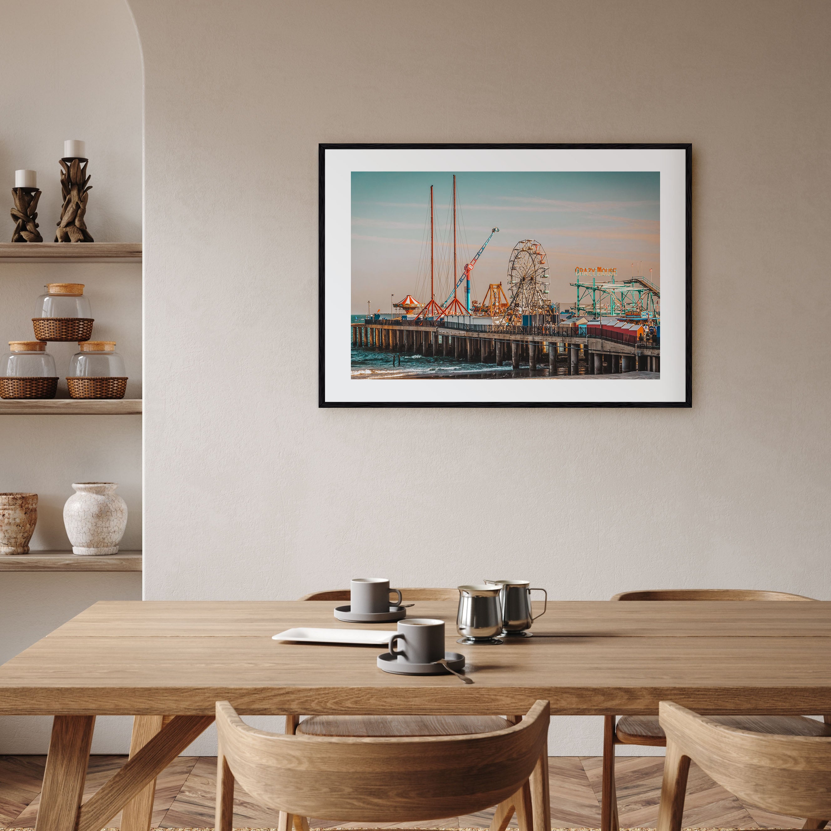 Jersey Shore Landscape Color Poster
