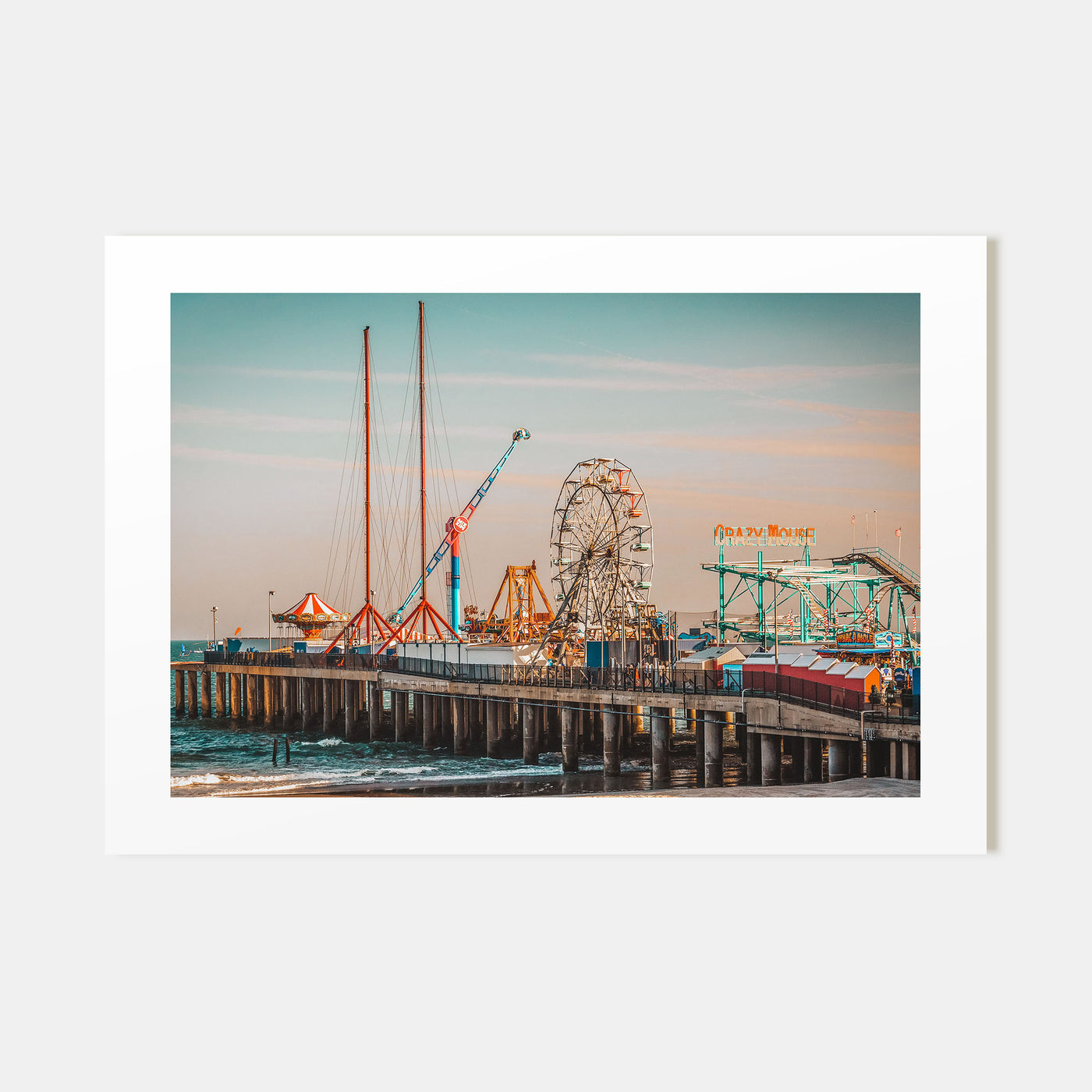 Jersey Shore Landscape Color Poster