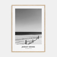 Jersey Shore Portrait B&W No 1 Poster