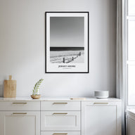 Jersey Shore Portrait B&W No 1 Poster