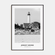 Jersey Shore Portrait B&W No 2 Poster