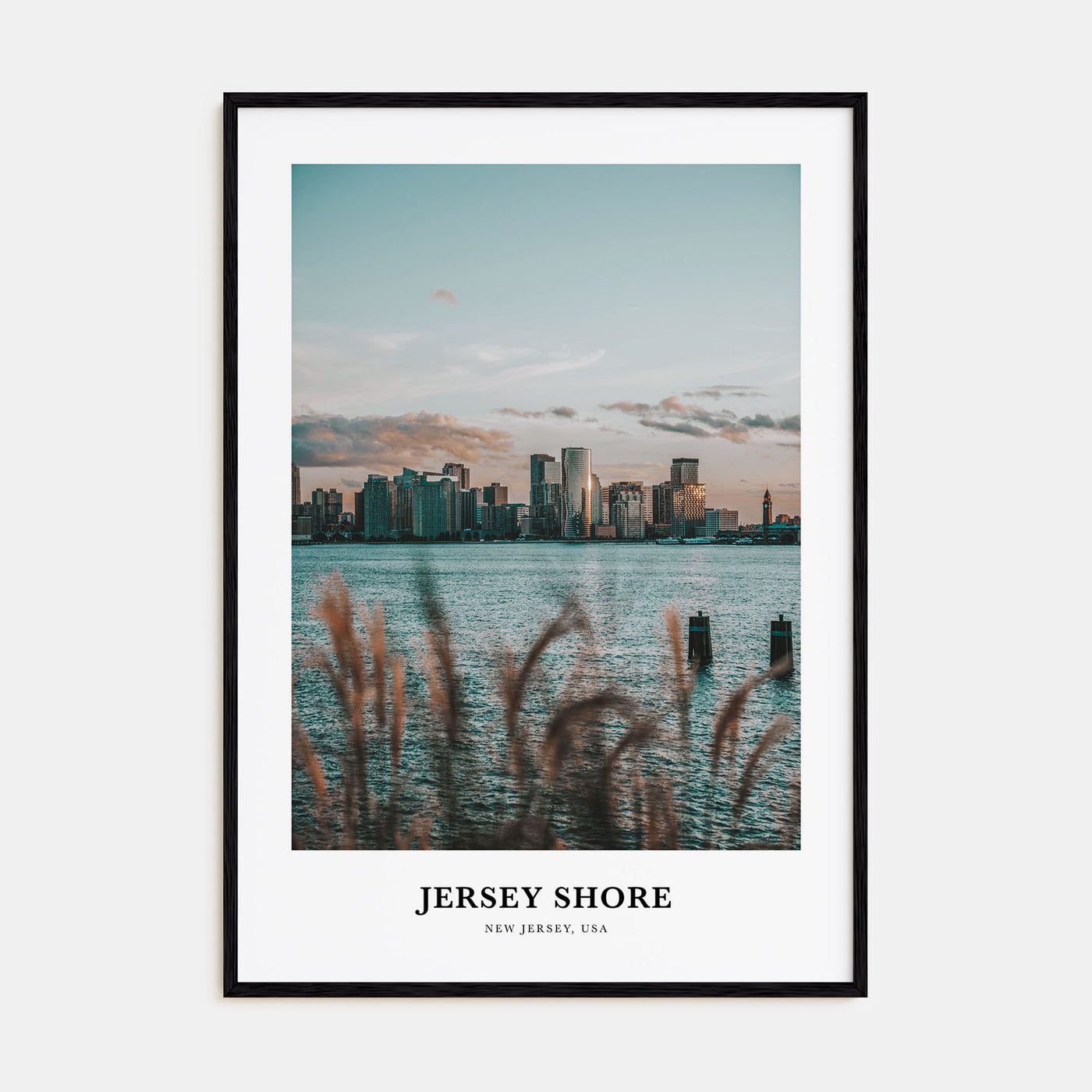 Jersey Shore Portrait Color Poster