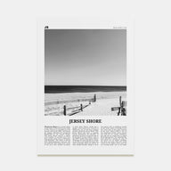 Jersey Shore Travel B&W No 1 Poster