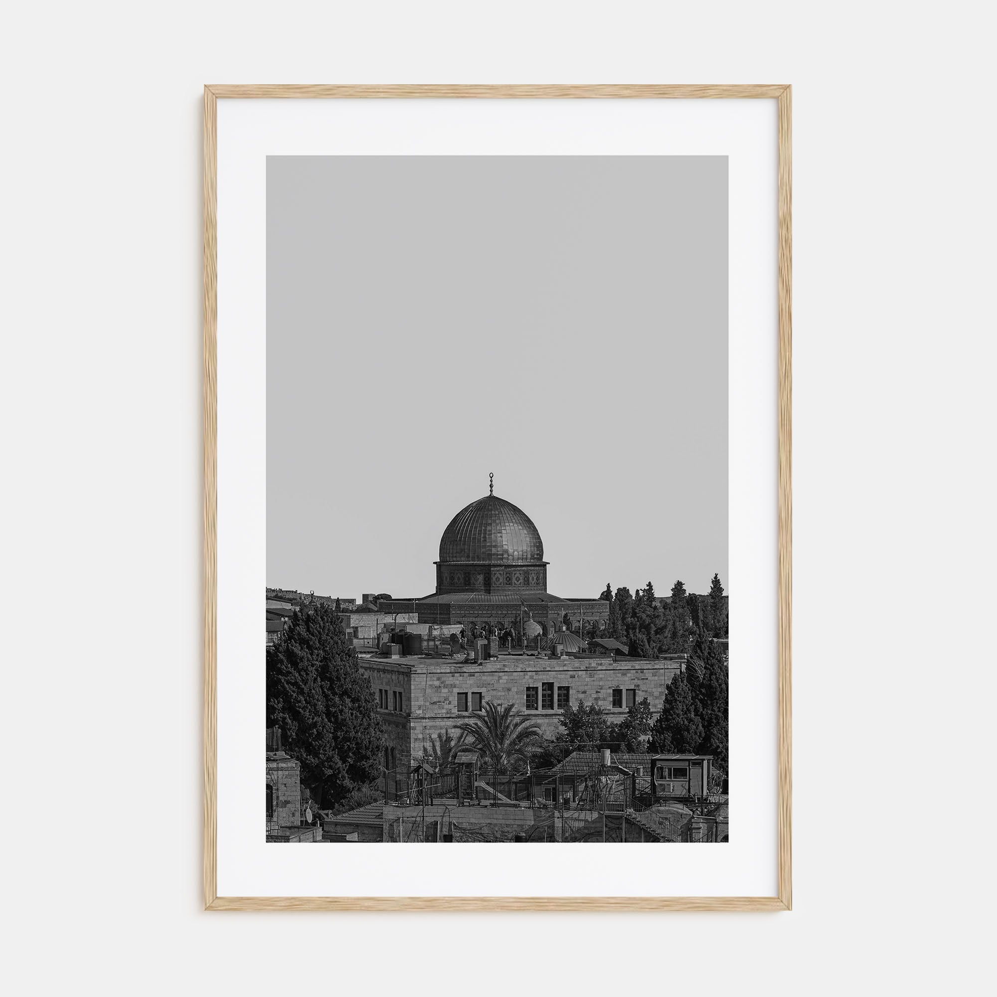 Jerusalem Photo B&W Poster