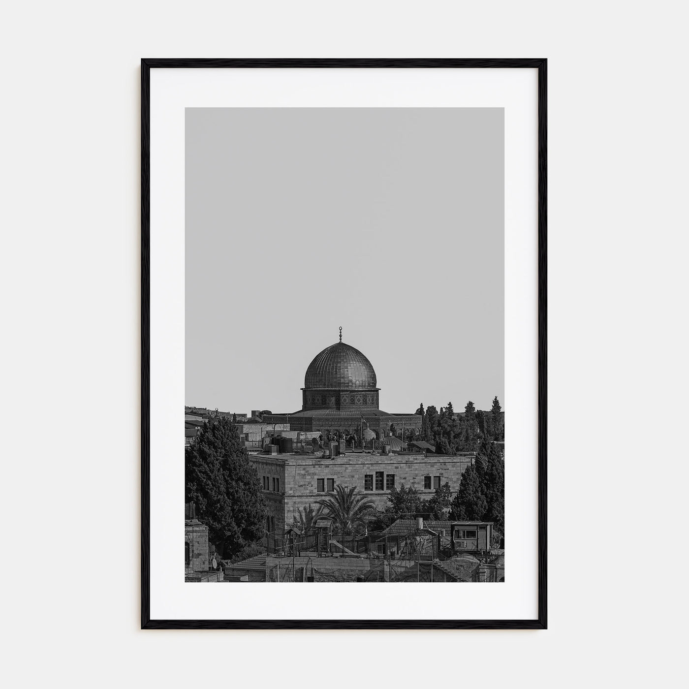 Jerusalem Photo B&W Poster